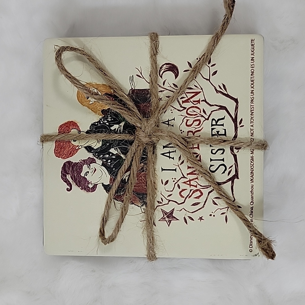 Disney I Am A Sanderson Sister Set of Four Ceramic Coasters